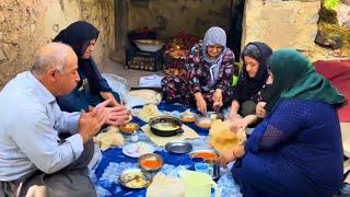 The hard but happy life of four sisters_Hard work, cooking with fire and having peace