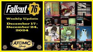 New Atomic Shop Weekly Update From December 17 To December 24, 2024 - Fallout 76 Atomic Shop Update