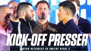 Artur Beterbiev vs Dmitry Bivol 2 | KICK-OFF PRESS CONFERENCE