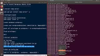 How to install wordpress Ubuntu 18 04