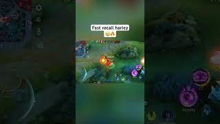 Fast recall harley #mobilelegends #mlbb #alice #shorts #shortvideo