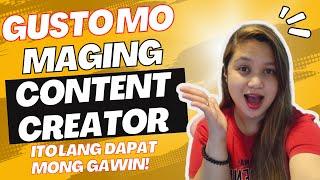 5 THINGS TO CONSIDER KUNG GUSTO MO MAGING CONTENT CREATOR | SARAH JANE SEMIC