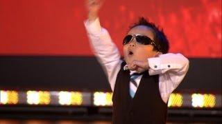 Vierjarige Tristan danst Gangnam style in Belgium's Got Talent