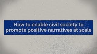 European Movement's Listen to People | How to Positively Influence Social Narratives