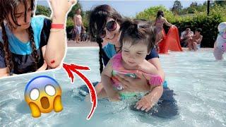 بنتنا سبحت لأول مرة بحياتها نور كانت رح تنكسر إيدها | عصام ونور
