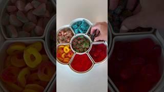 *SATISFYING* RAINBOW CANDY TRAY! #satisfying #asmr #restock #candy #candytray #amazonstorefront