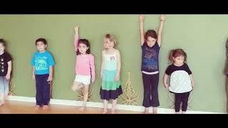 Wall work in our weekly class of KiDo Kids Yoga