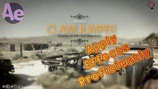 Apply Effects Proficiently to Your Projects in Adobe After Effects