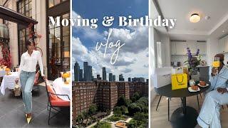 Moving vlog: Dream London home, unpacking + my birthday celebrations!