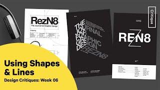 Typography Critique Week 6 - Rules & Shapes