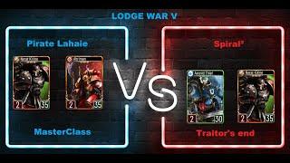 Lodge Wars Playoffs, MC vs TE, Pirate Lahaie vs Spiral², The Horus Heresy: Legions