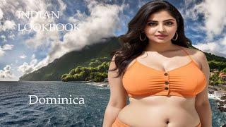 4K AI Art Indian Lookbook Curvy Model Plus Size - Dominican