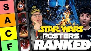 Ranking EVERY Star Wars Movie Poster from Best to Worst Tier List! | Star Wars Ranked