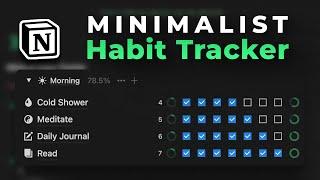 How To Build A Simple Notion Habit Tracker