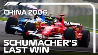 Michael Schumacher's 91st And Final Win | 2006 Chinese Grand Prix Highlights