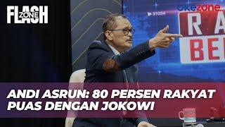 Debat Andi Asrun dengan Refly Harun dan Chico Hakim Soal Survei Kepuasan pada Jokowi