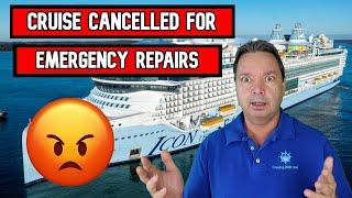 EMERGENCY REPAIRS NEEDED ON WORLDS LARGEST CRUISE SHIP