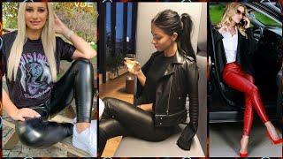 Latest leather pants design/lakily western leather pants design ideas