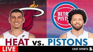 Heat vs. Pistons Live Streaming Scoreboard, Play-By-Play, Highlights | NBA League Pass Stream