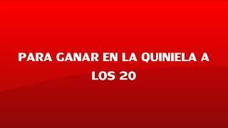 METODO DE APUESTA A LOS 20 PARA GANAR A LA QUINIELA