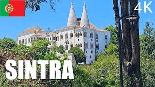 Sintra, Portugal 4K - City Center Walking Tour - May 2023