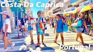 Walking tour in Costa da Caparica beach Portugal #2023