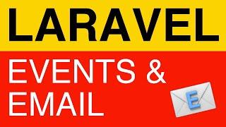 Send A Welcome Email Using 𝐋𝐀𝐑𝐀𝐕𝐄𝐋 10 Events | Laravel 10 Events & Mail Tutorial