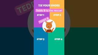 Teddy B Teaches Shoe Tying! Fun, Silly, and Easy for Kids to Follow! | Talking Bear Teaches Kids!