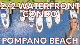 $529k! Waterfront corner condo w/boat slip in Pompano Beach