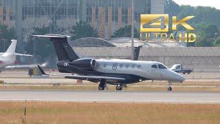 (4K) Embraer EMB 505 Phenom 300 CTR from Atmospherica Aviation OK-PHO arrival Munich Airport EDDM