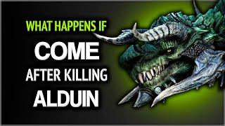 Skyrim ٠ What Happens if you Come to Durnehviir After Killing Alduin