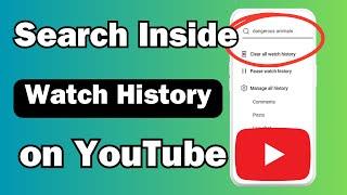 How To Search inside youtube watch history