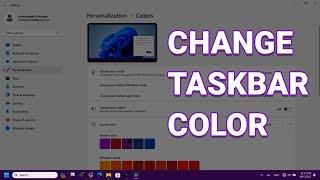 How to Change Taskbar Colors in Windows 11 (2023)