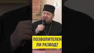 ПОЗВОЛИТЕЛЕН ЛИ РАЗВОД? Священник Олег Стеняев