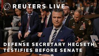 LIVE: US Defense Secretary Pete Hegseth testifies before Senate