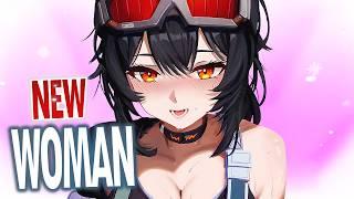 Nightcore - NEW WOMAN (Rock Version) (Lyrics)