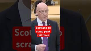 John Swinney scraps peak rail fares