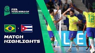 HIGHLIGHTS: Brazil v Cuba | FIFA Futsal World Cup Uzbekistan 2024