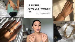 My collection of MEJURI Jewelry REVIEW | HONEST THOUGHTS??!