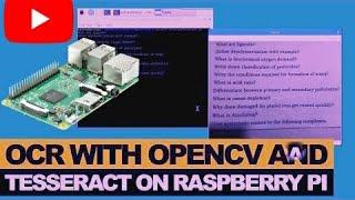 OCR (Optical Character Recognition) Using  Raspberry Pi and python |#OCR,#East Text Detection|#CV