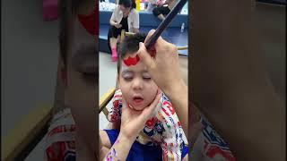 Cute baby face painting series is really cute#face painting#face art