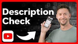How To Check Description On YouTube
