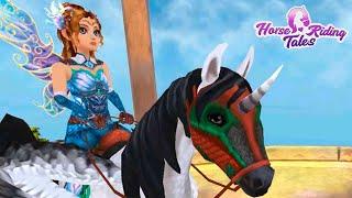 Гонка пегаса с тремя смайлами! Открытие сундуков чемпиона и пегаса в Horse Riding Tales