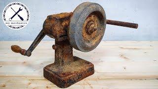 Antique Hand Cranked Grinder - Restoration