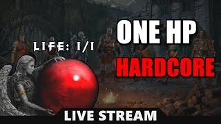  D2R: 1 hp Hardcore Challenge - 1hpHC #1