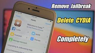 How to Unjailbreak any iPhone || How to Delete CYDIA from iPhone