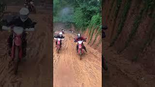 Rain or shine, the best time to ride is when you’re loving every moment. #dirtbikeadventures