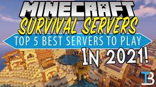 Minecraft Survival Servers - Top 5 Best Survival Minecraft Servers of 2021!