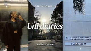 UNI DIARIES : [I COME BACK!!] - Productive days + errands + haul + rants.