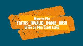 Fix Aw Snap! error, STATUS INVALID IMAGE HASH Error on Microsoft Edge, same step for Aw Snap! error